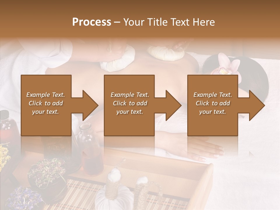 Tissue Massage Beauty Young Woman PowerPoint Template