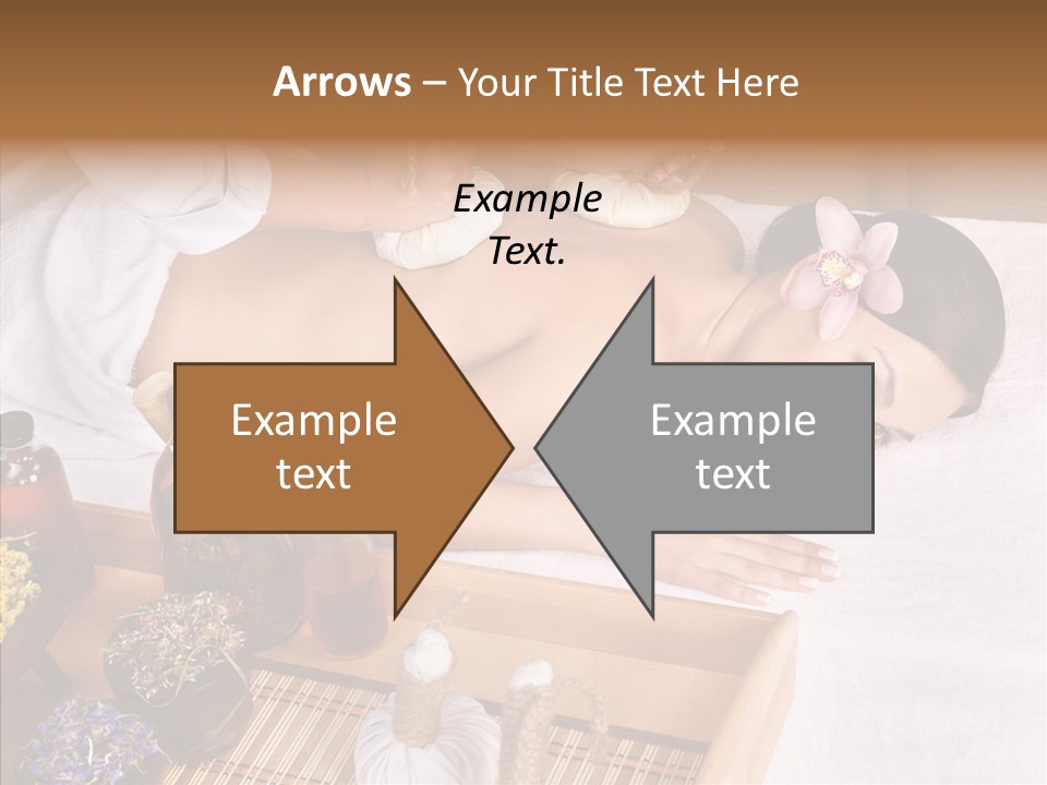 Tissue Massage Beauty Young Woman PowerPoint Template