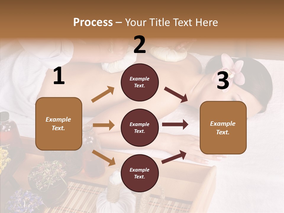 Tissue Massage Beauty Young Woman PowerPoint Template