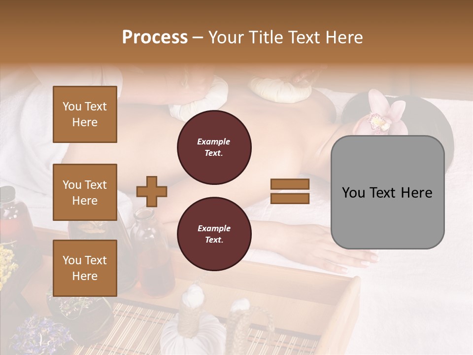 Tissue Massage Beauty Young Woman PowerPoint Template