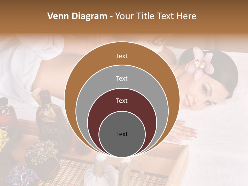 Tissue Massage Beauty Young Woman PowerPoint Template