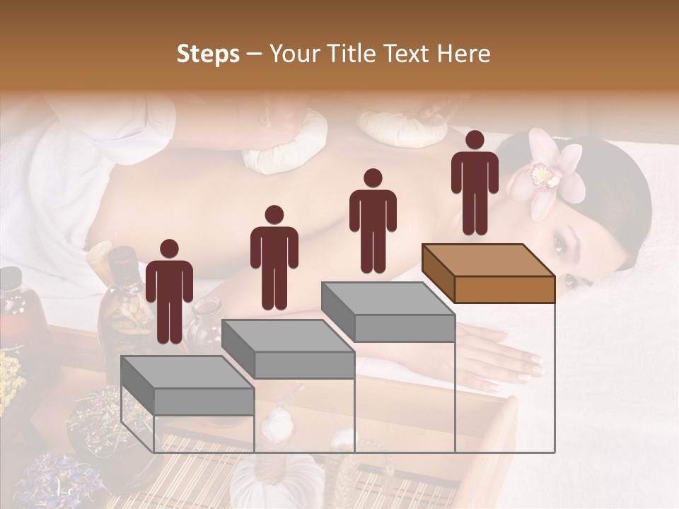 Tissue Massage Beauty Young Woman PowerPoint Template