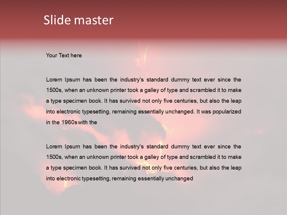 Sea Hot Ocean PowerPoint Template