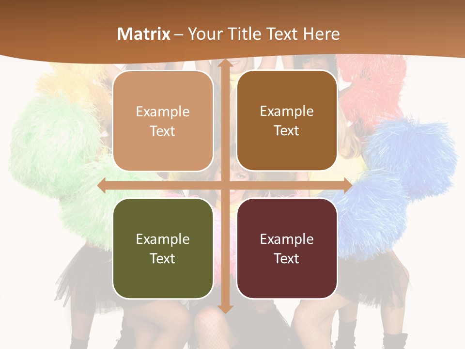 Squad Dancing Group PowerPoint Template