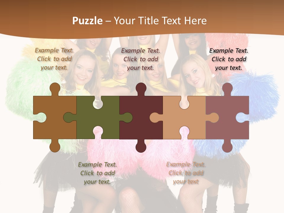 Squad Dancing Group PowerPoint Template