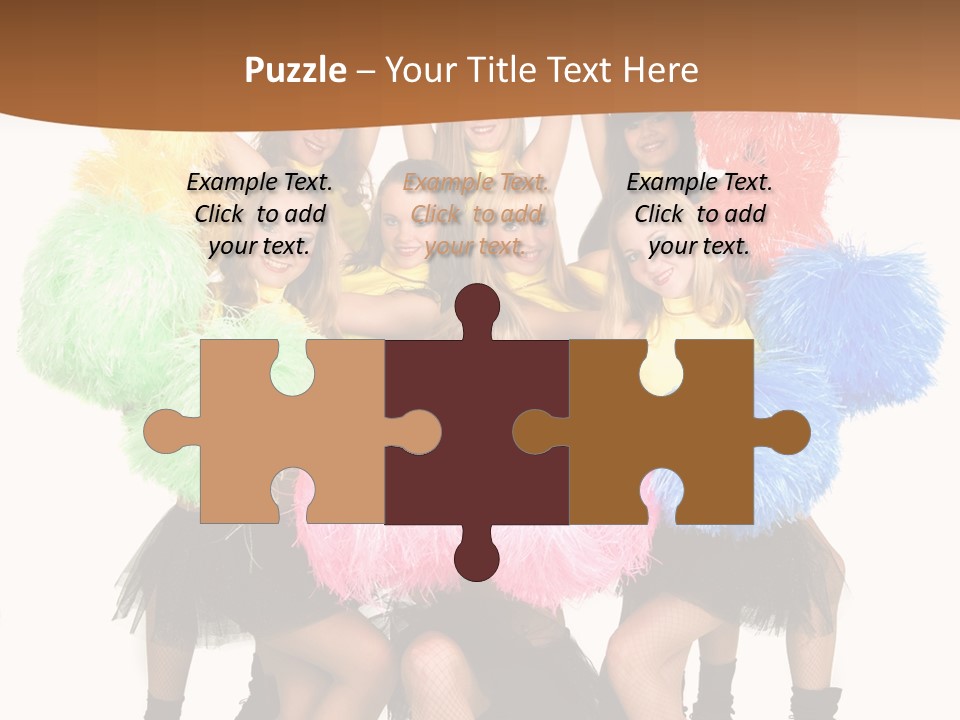 Squad Dancing Group PowerPoint Template