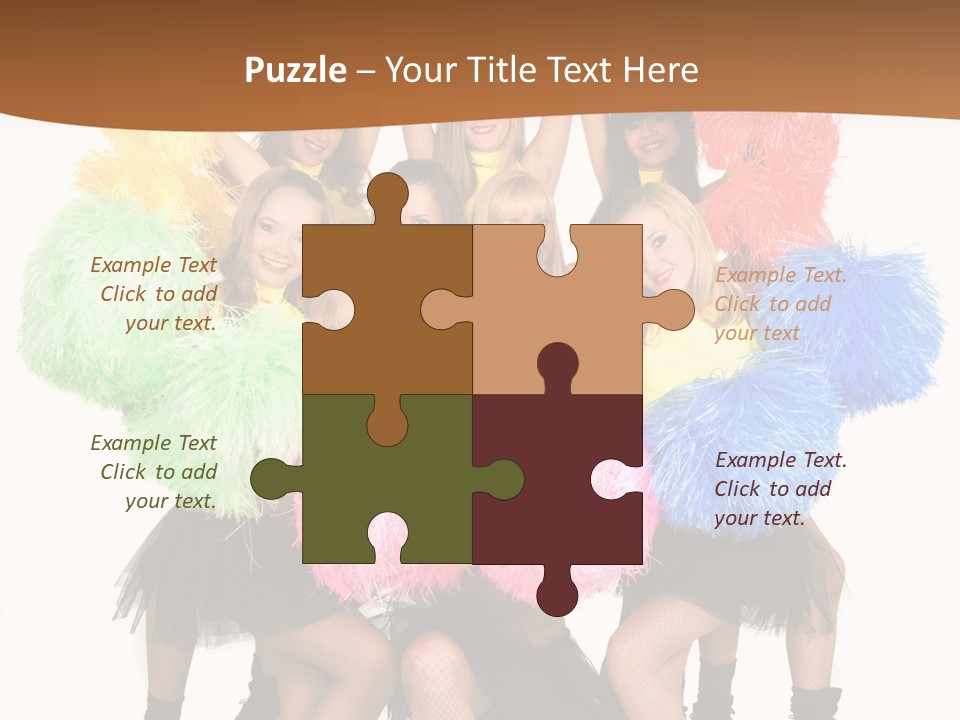 Squad Dancing Group PowerPoint Template