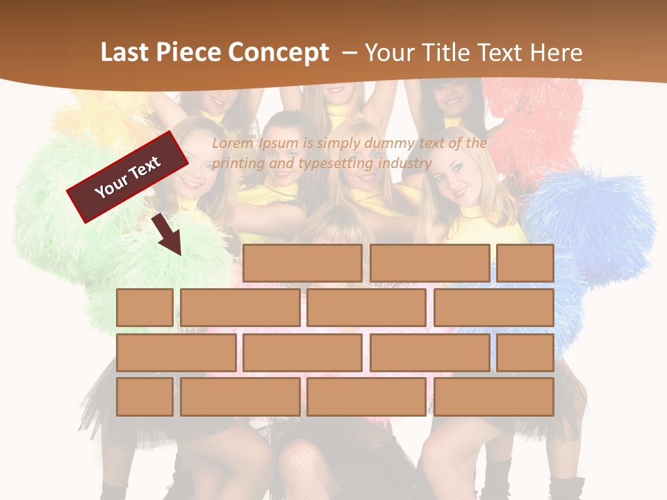 Squad Dancing Group PowerPoint Template