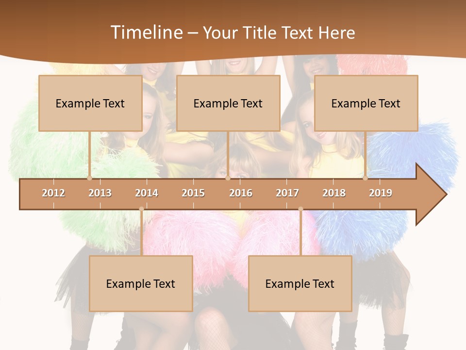 Squad Dancing Group PowerPoint Template