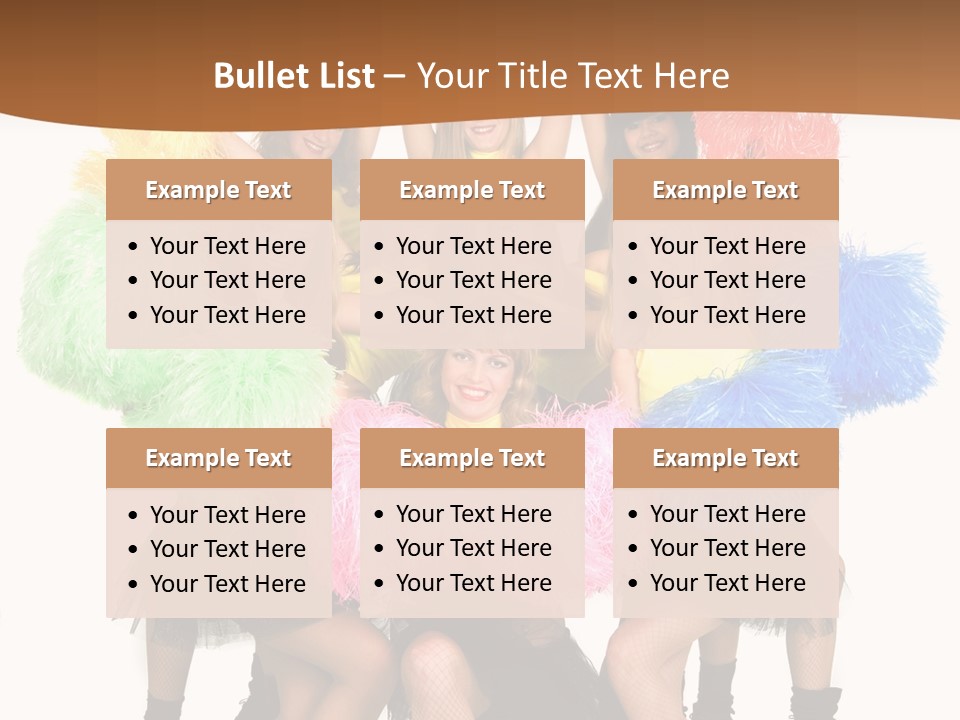 Squad Dancing Group PowerPoint Template