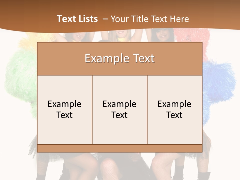 Squad Dancing Group PowerPoint Template
