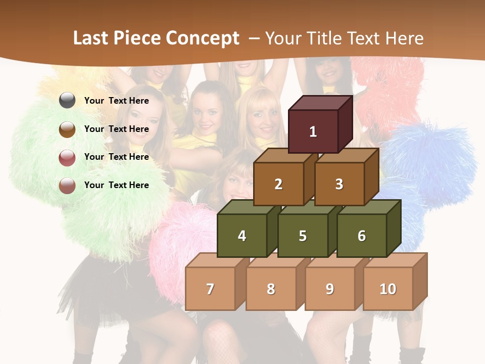 Squad Dancing Group PowerPoint Template