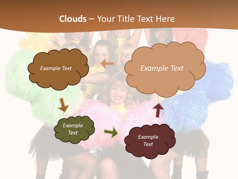 Squad Dancing Group PowerPoint Template