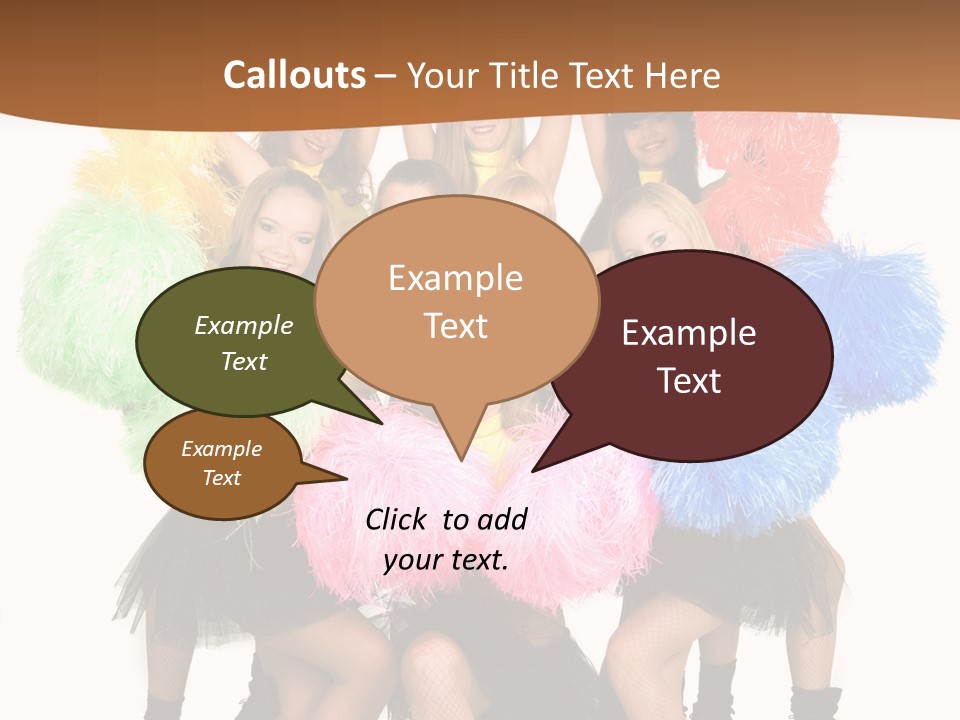 Squad Dancing Group PowerPoint Template