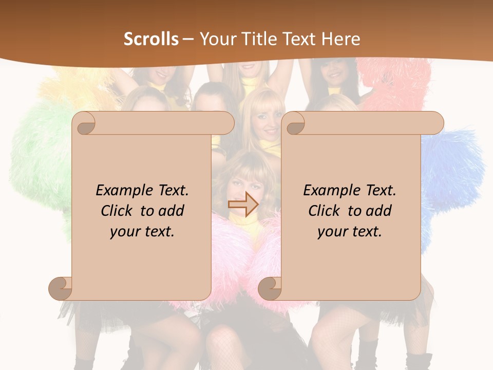 Squad Dancing Group PowerPoint Template