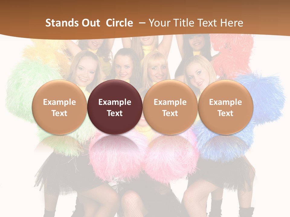 Squad Dancing Group PowerPoint Template