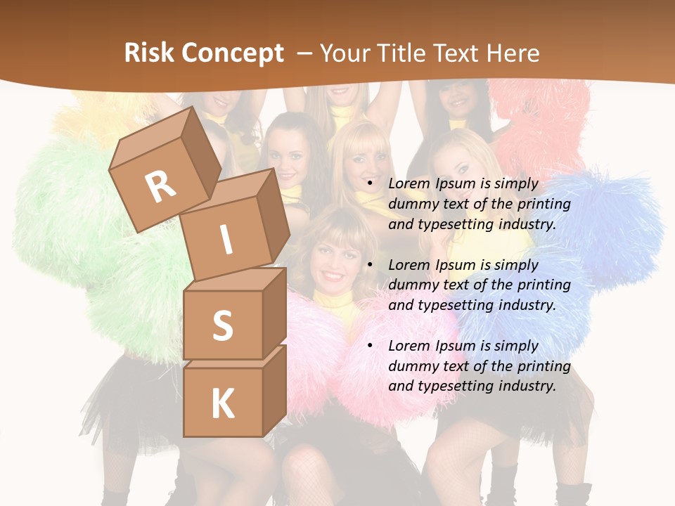 Squad Dancing Group PowerPoint Template