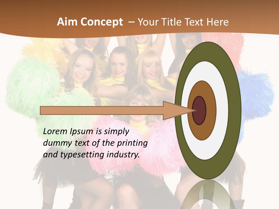 Squad Dancing Group PowerPoint Template