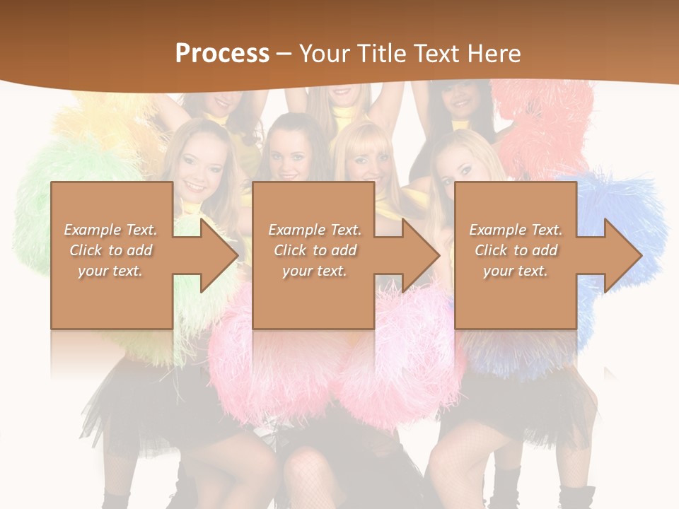 Squad Dancing Group PowerPoint Template
