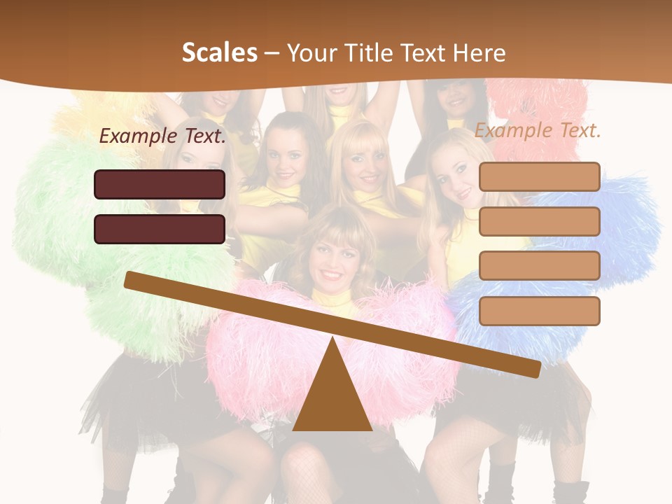 Squad Dancing Group PowerPoint Template