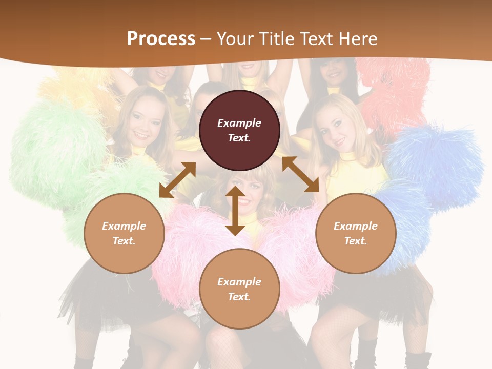 Squad Dancing Group PowerPoint Template