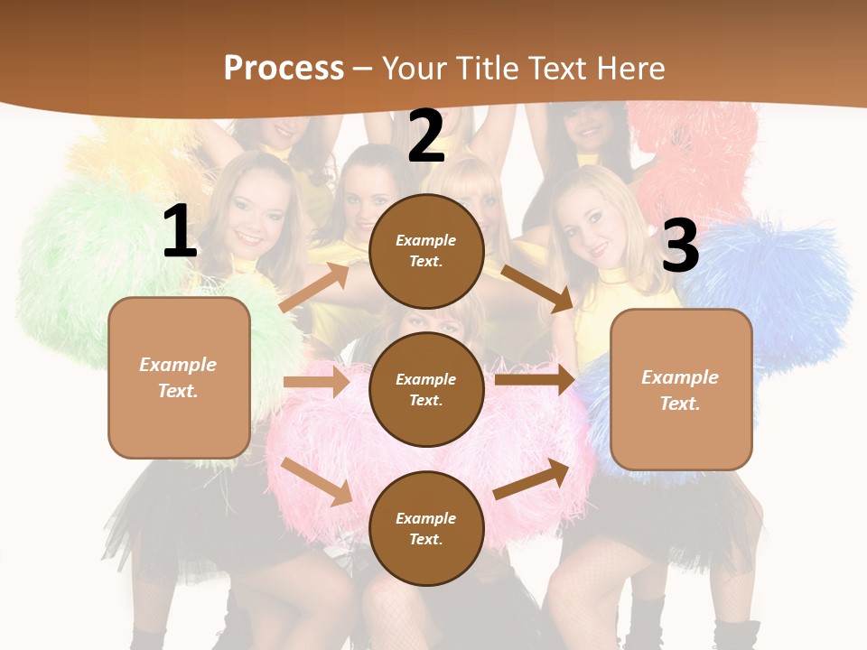 Squad Dancing Group PowerPoint Template
