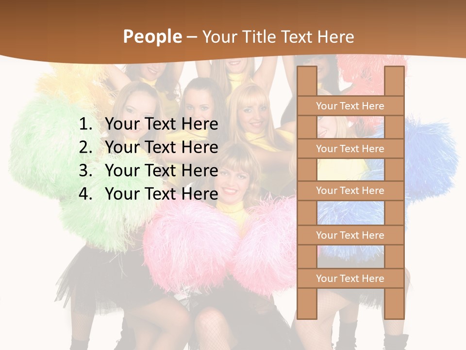 Squad Dancing Group PowerPoint Template