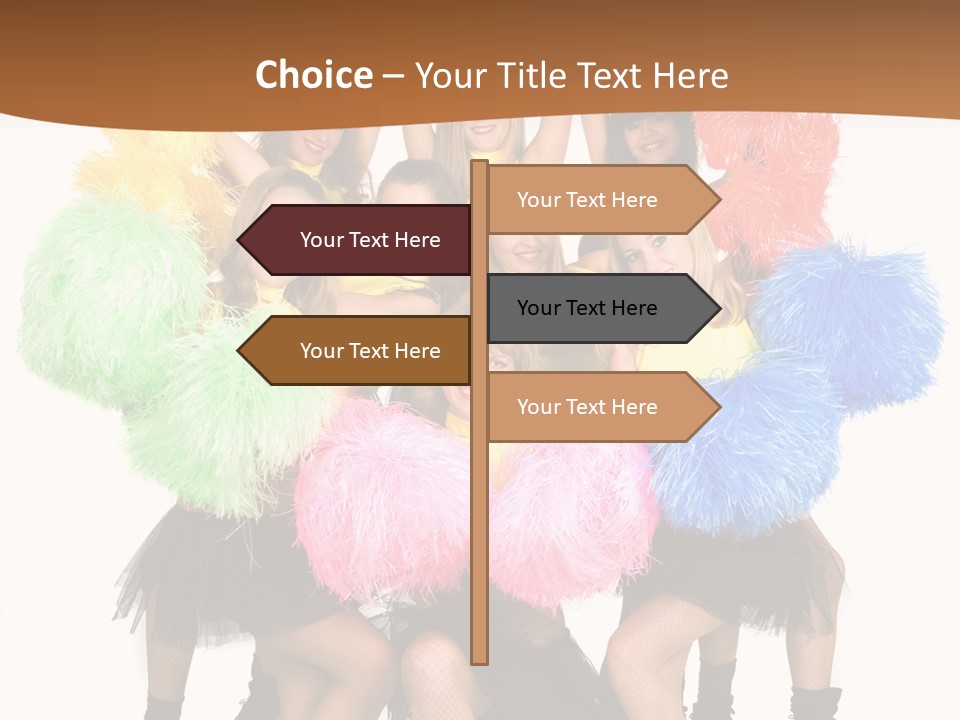 Squad Dancing Group PowerPoint Template