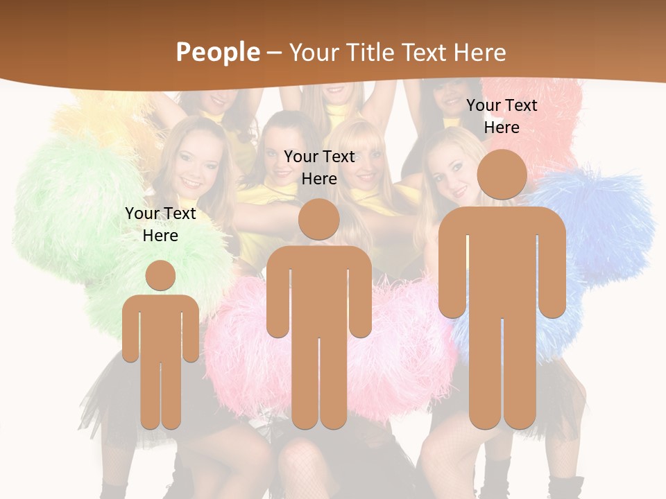 Squad Dancing Group PowerPoint Template