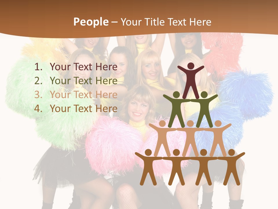Squad Dancing Group PowerPoint Template