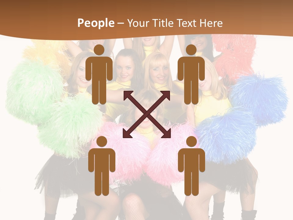 Squad Dancing Group PowerPoint Template