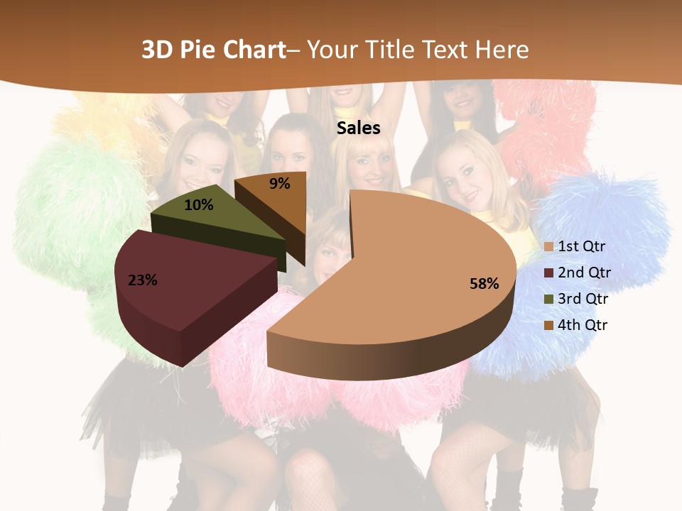 Squad Dancing Group PowerPoint Template
