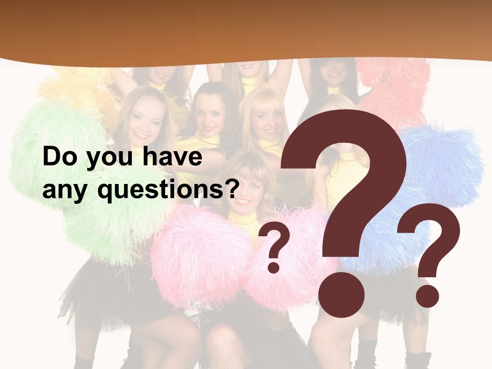 Squad Dancing Group PowerPoint Template