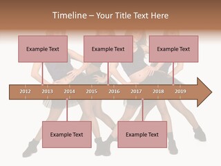 Women Cheering Cheerful PowerPoint Template
