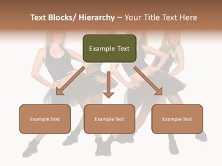 Women Cheering Cheerful PowerPoint Template