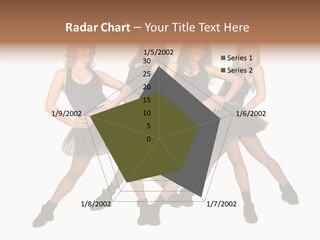 Women Cheering Cheerful PowerPoint Template