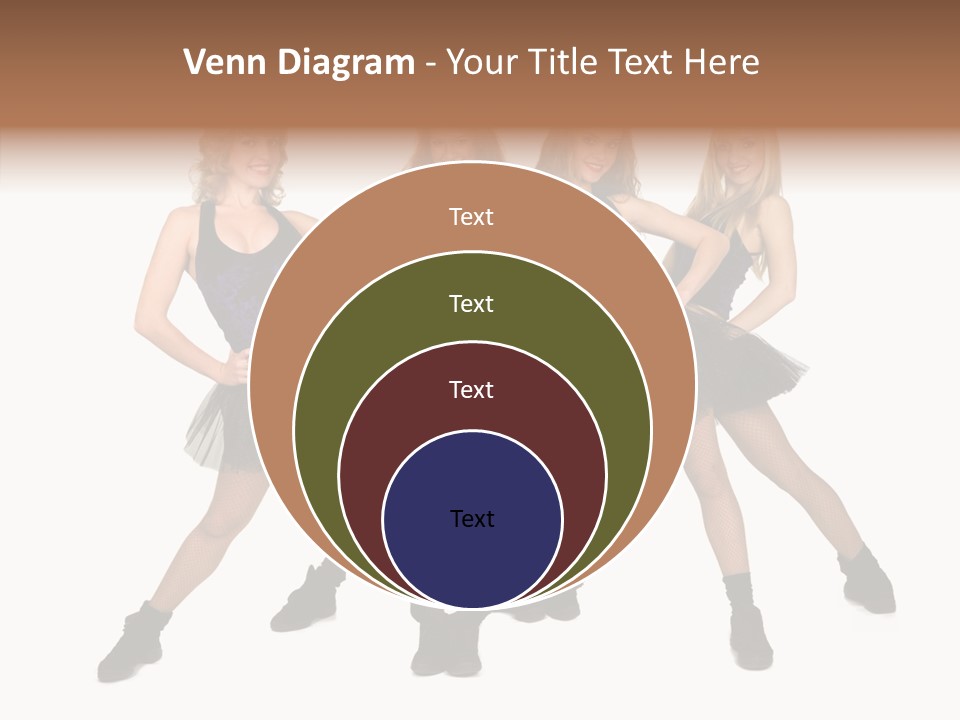 Women Cheering Cheerful PowerPoint Template