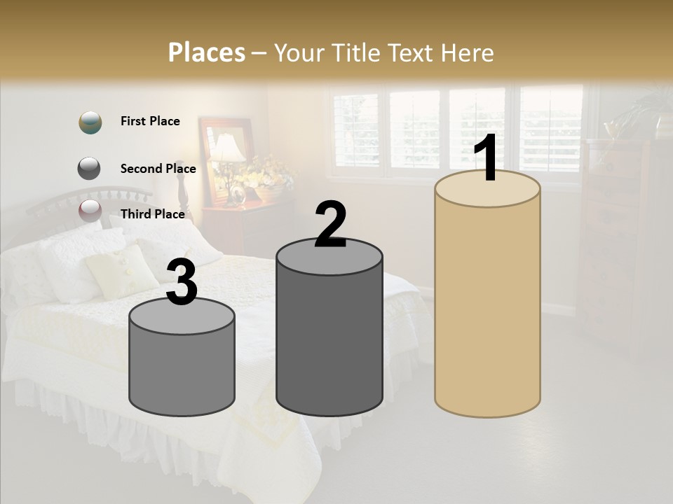 Dresser Wooden House PowerPoint Template