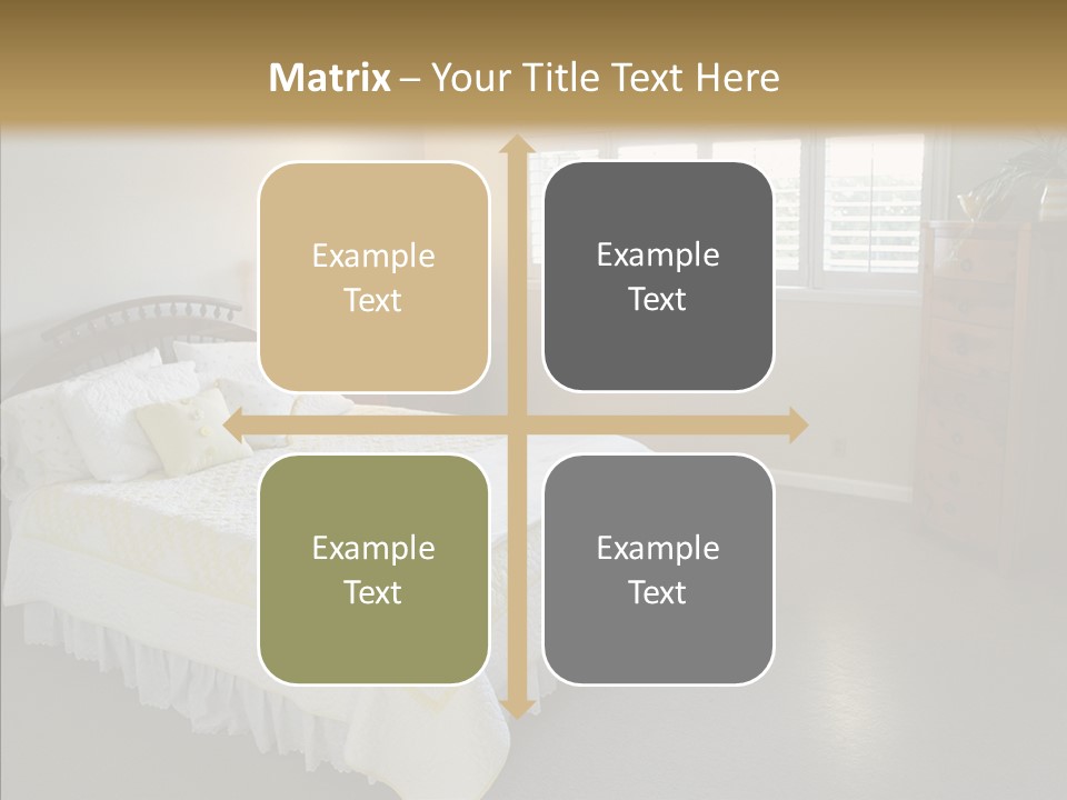 Dresser Wooden House PowerPoint Template