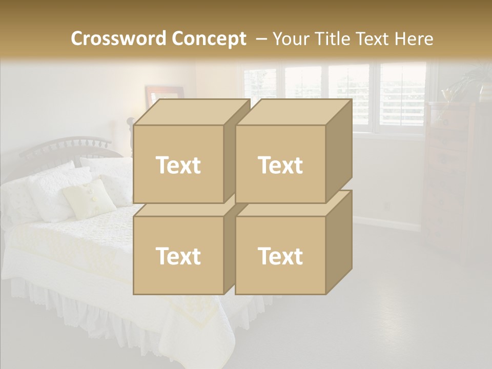 Dresser Wooden House PowerPoint Template