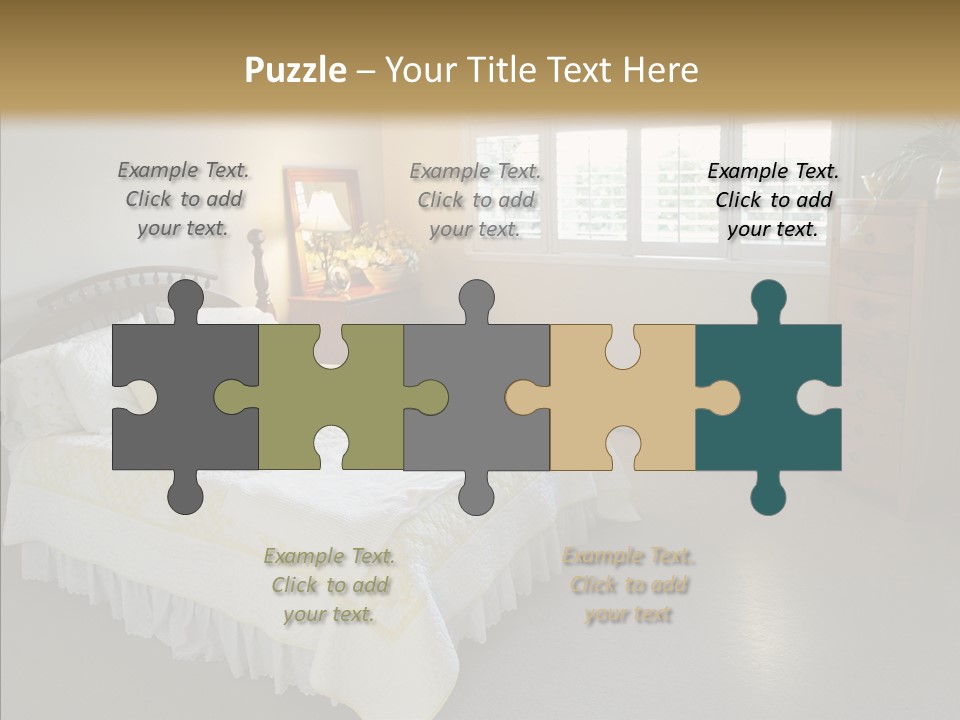 Dresser Wooden House PowerPoint Template