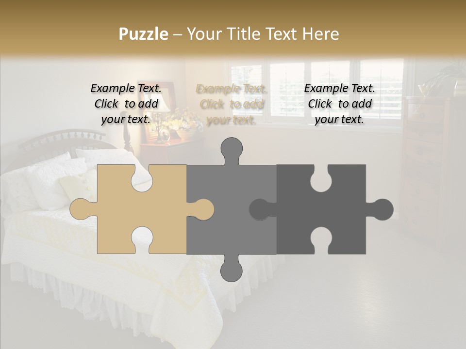 Dresser Wooden House PowerPoint Template