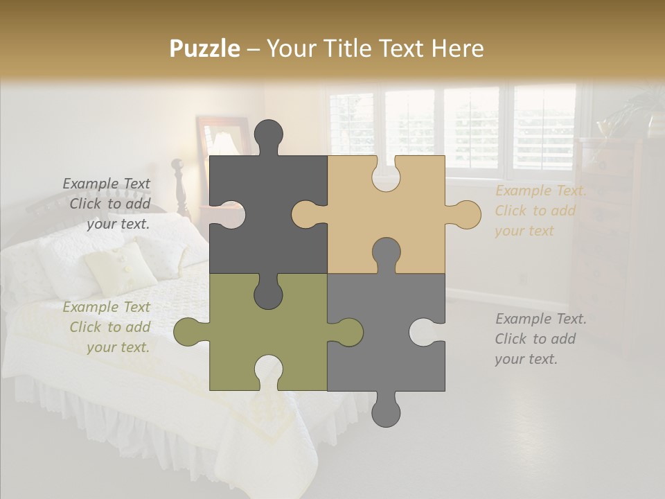 Dresser Wooden House PowerPoint Template