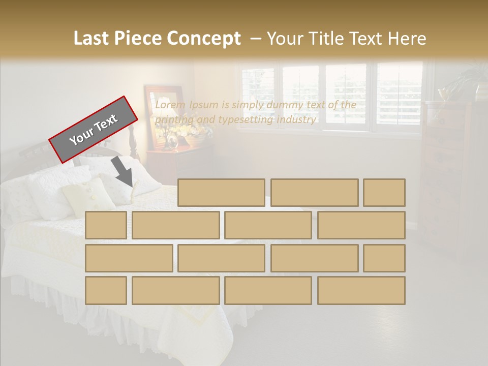 Dresser Wooden House PowerPoint Template