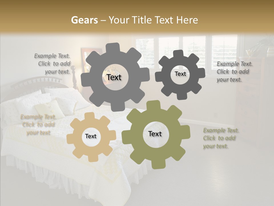 Dresser Wooden House PowerPoint Template