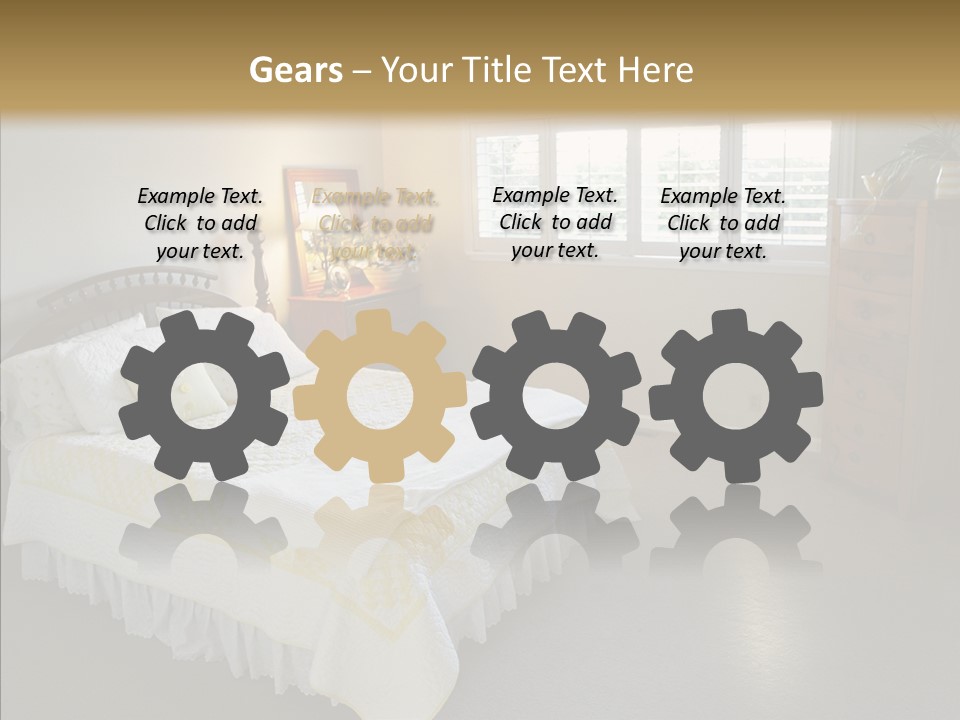 Dresser Wooden House PowerPoint Template