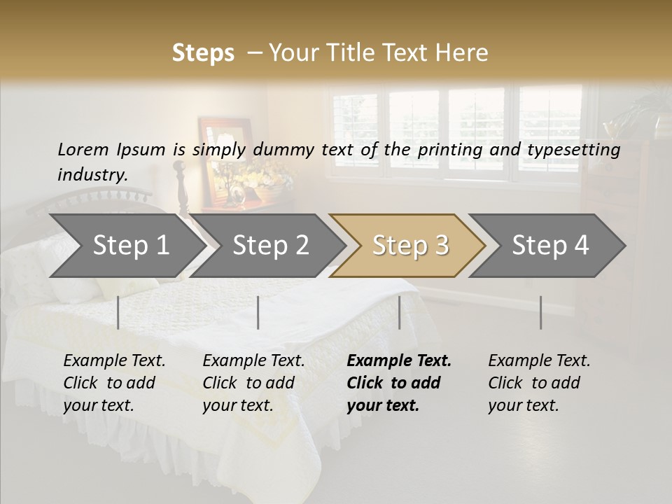 Dresser Wooden House PowerPoint Template