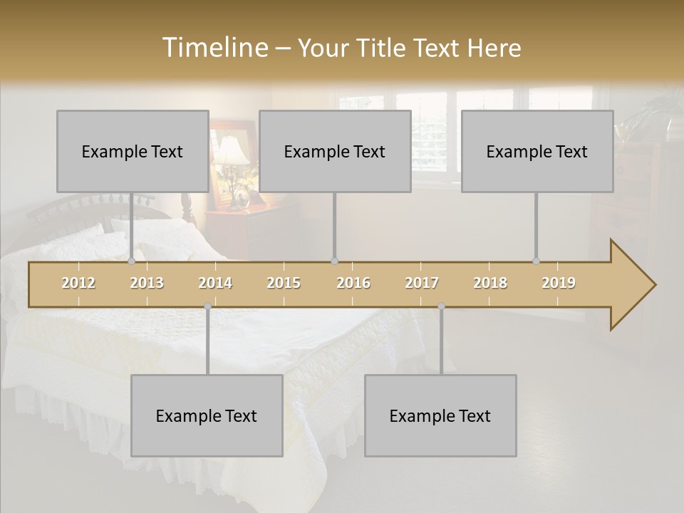 Dresser Wooden House PowerPoint Template
