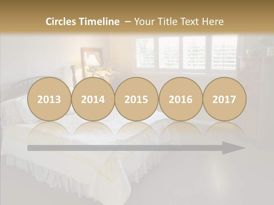 Dresser Wooden House PowerPoint Template