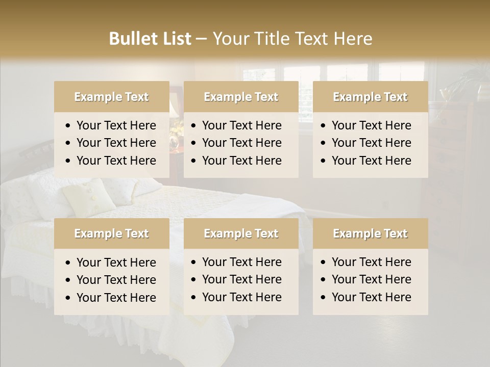 Dresser Wooden House PowerPoint Template